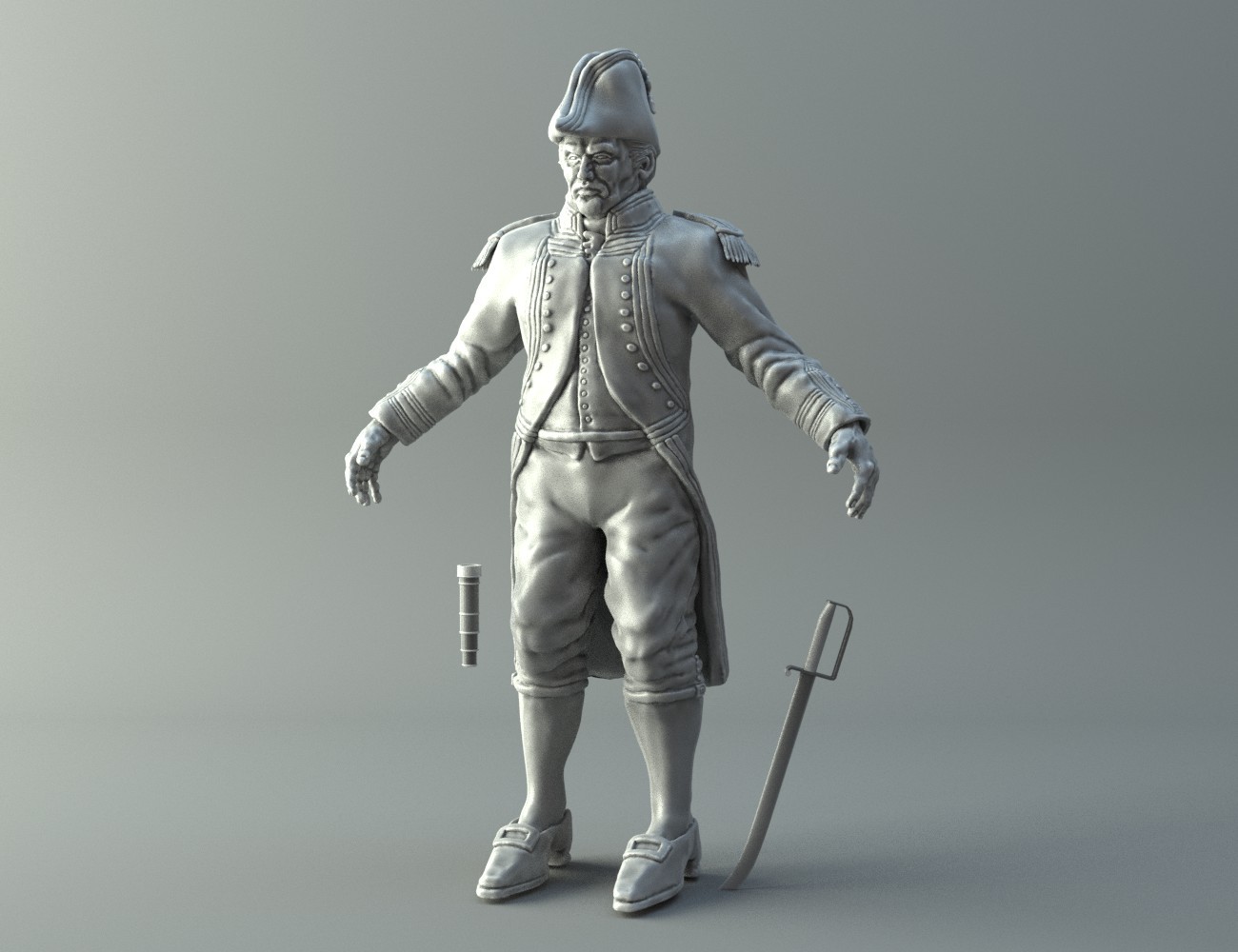 Naval Captain 3D print model