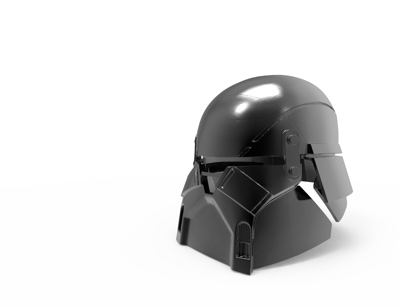 Armory helmet - Knights of Ren - Star Wars universe 3D print model