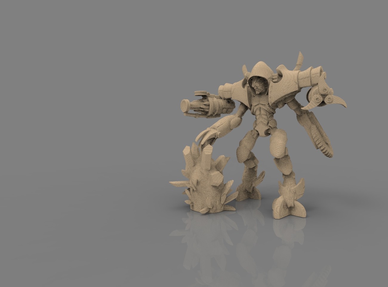 Ramplpanker figure 3D print model